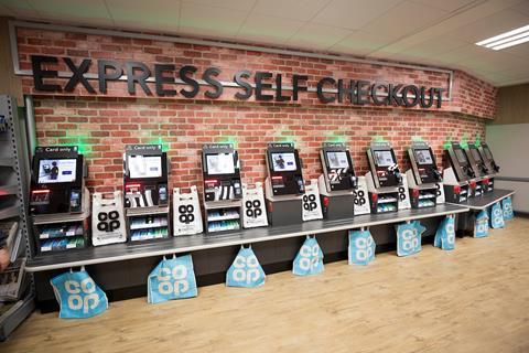 Self-scan checkouts further speed up the shopping journey.